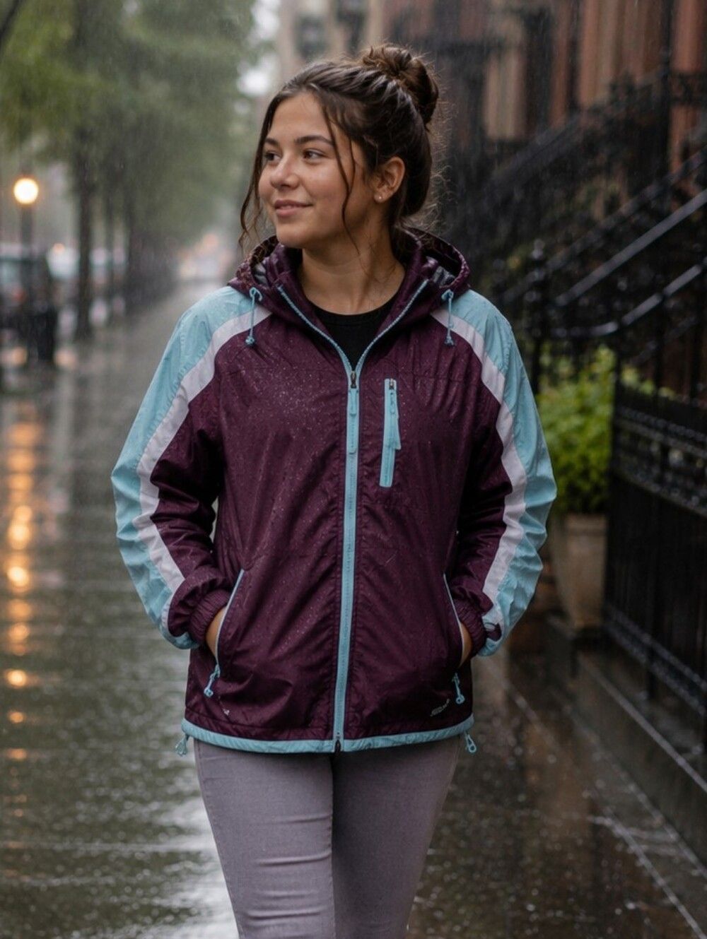 L.l bean Girls Windbreaker Jacket